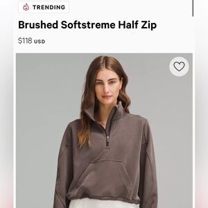 Lululemon Half Zip Pullover